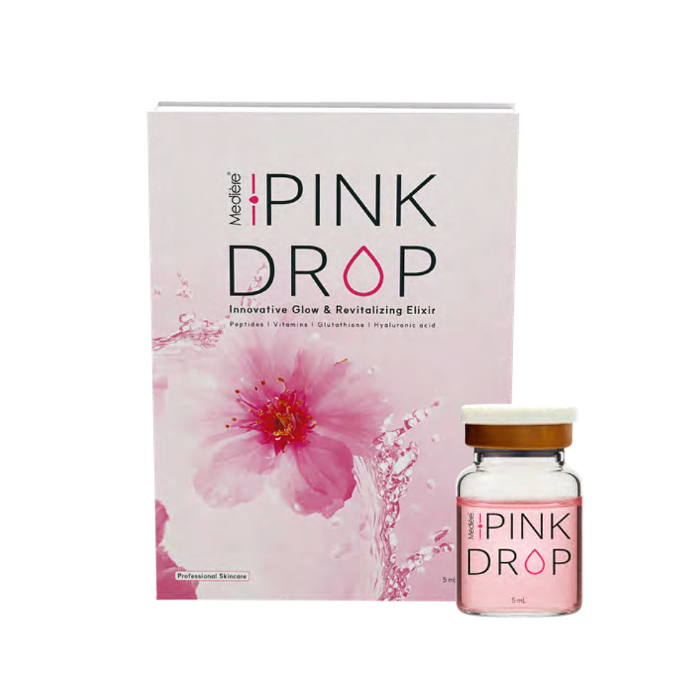 Pink drop skin booster packaging product and pink drop vial