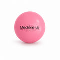 Pink stress ball with 'Mediere UK' logo on a white background